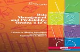 Data Management and Probability, Grades 4 to 6oame.on.ca/eduproject/ontariomathedresources/files/Data Management... · have been built and contains additional ideas for ... • Encourage