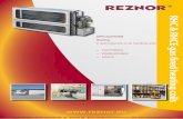 RHC & RHCE gas fired heating coils  · Reznor gas fired heating coils further extend the possibili-ties of Reznor heating solutions. They are designed for inclusion in an air handling