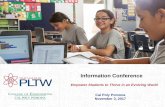 Information Conference - California State Polytechnic ...engineering/diversity/pltw/documents/CPP Info Conf_1… · Information Conference ... Download Rosie’s Runtime- an ... •