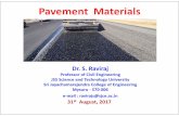 Pavement Materials - Sri Jayachamarajendra College of ...sjce.ac.in/wp-content/uploads/2018/01/Pavement-Materials.pdf · Shape test: Flakiness Index, Elongation Index and ... Flakiness