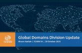 Global Domains Division Update - meetings.icann.org · Global Domains Division Update Akram Atallah | ICANN 54 ... Hosted first GDD Summit in September 2015. ! ... ICANN53 – ICANN54