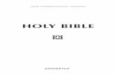 HOLY BIBLE - : Weekly … · The Holy Bible, New International Version®, NIV® Copyright © 1973, 1978, 1984, 2011 by Biblica, Inc. Used by Permission. All rights reserved worldwide.