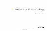 AMBA 3 AHB-Lite Protocol Specificationmazsola.iit.uni-miskolc.hu/~drdani/docs_arm... · representations on behalf of ARM in respect of the relevant AMBA Specification. 6. ... 6-2