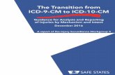 The Transition from ICD-9-CM to ICD-10-CM€¦ · Chapter 2: The Proposed ICD-10-CM External Cause Matrix for Reporting Injury Morbidity 14 ... In contrast to other ISW reports, ...
