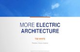 MORE ELECTRIC ARCHITECTURE - …filecache.drivetheweb.com/mr5mr_utcaerospacesystems/177701/... · MORE. ELECTRIC ARCHITECTURE . Benefits of More Electric . ... MORE ELECTRIC ARCHITECTURE