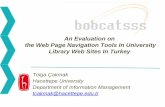 An Evaluation on the Web Page Navigation Tools In ... · shortest time. 8. Tolga Çakmak. An ... Breadcrumb term comes from the story of . Hansel and Gratel ... An Evaluation on the
