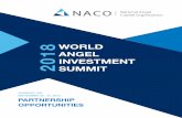 WORLD 2018 ANGEL INVESTMENT SUMMIT€¦ · represents over 4000 members from the Angel, ... and other partners that support early-stage investing and support, ... a curated invite