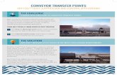 Conveyor Transfer PoinTs - jesco-llc.com · Conveyor Transfer PoinTs dry FoG™ dust suppression and control applications Belt conveyors and associated transfer points are two of