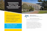 Government Contract Management Certificate · Legal principles involved in government contracts. The course ... NAISC Issues, and value of commercial MBE contract opportunities. THE