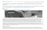 A Simple Guide for Strength & Conditioning Coaches… Simple Guide for... · articles.elitefts.com simple-guide-for-strength-conditioning-coaches-part-1/ A Simple Guide for Strength