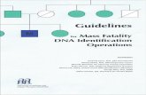 SNA DNA BS, MSFS, DNA AABB MS, · Guidelines for Mass Fatality DNA Identification Operations Contributors Amanda Sozer, PhD, SNA International Michael Baird, PhD, DNA Diagnostics
