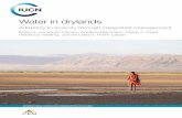 Water in drylands - International Union for … · InternatIonal UnIon for Conservat Ion of natUre Water in drylands Editors: Jonathan Davies, Stefano Barchiesi, Claire J. Ogali,