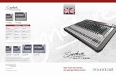 Multi-Track USB Interface and Analogue Mixing Console · Part No: 5055925 E & OE 01/2015 Multi-Track USB Interface and Analogue Mixing Console LEGENDARY BRITISH SOUND Signature 12