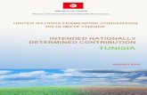 REPUBLIC OF TUNISIA Ministry of Environment and ... First/INDC... · Intended Nationally Determined Contribution of Tunisia - 2015 Page 6 - Tunisia is committed to reducing its carbon