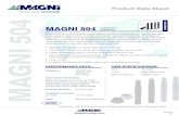 c MAGNI 504 - Magni Anti-Corrosion Coatings · Magni 504 is a chrome-free, water-based coating engineered for use on stainless steel. Typical applications include nuts, bolts, ...