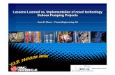 Lessons Learned vs. Implementation of novel technology Subsea … Presentation.… · SPE APPLIED TECHNOLOGY WORKSHOP – OSLO 8th February2005 Lessons Learned vs. Implementation