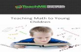 Teaching Math to Young Children - …€¦ · Introduction to the Teaching Math to Young Children Practice Guide. ... 8 should be a part of the preschool, ... and National Council