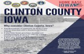 Clinton County Veteran Incentives - homebaseiowa.gov€¦ · OUR COMMUNITIES SUPPORT VETERANS CLINTON & CAMANCHE DEWITT - 50% tax abatement for three years through the City of Clinton