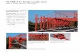 VARIOKIT for bridge construction Steel composite … · 22 The VARIOKIT formwork carriage for steel composite bridges fulﬁls all the project requirements. The advantages of the
