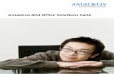 Amadeus Mid Office Solutions Suite · mid and back office solutions ... right solution • Contract – combined with the ... Manage Commercials • Highly integrated with third-party