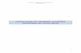 CATALOGUE OF TRAINING COURSES PROPOSED BY EFCA … training... · CATALOGUE OF TRAINING COURSES PROPOSED BY EFCA ... of the concepts of risk management in fisheries control ... within