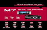 M7 High Definition Car Recorder User Manual - …onsitecameras.com/.../2017/05/AutoCam-Quad-HD-M7-User-Manua… · 2 Contents About ... Many thanks for purchasing the Autocam Quad