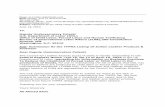 Council for Leather Exports, India - Cover Letter · Department of Labor requesting for Information on Business Practices ... Leather Products & Footwear exporting ... The Action