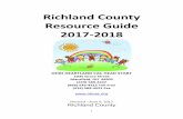 Richland County Resource Guide 2017-2018 - OHCAC · 1 Richland County Resource Guide 2017-2018 OHIO HEARTLAND CAC HEAD START 1035 Grace Street Mansfield, OH 44905 (419) 589-3337 (866)