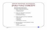 ERROR-PROOFING TECHNIQUES (Poka-Yoke) CONCEPTsoftnoze.com/downloads/error-proofing-factory-processes-with... · EPREFER.PPT - 09 2/13/00 ERROR-PROOFING TECHNIQUES (Poka-Yoke) CONCEPT