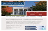 Marymount University · Contact Information MARYMOUNT UNIVERSITY R ... MU’s course-management system, is ... and continuous and late registration fees. See the . Student …