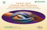 ICAR Global Agri-Business Incubation Conference · Global Agri-Business Incubation Conference 8-10 March 2011, ICRISAT, Hyderabad, ... over 80 percent of the small and medium startups