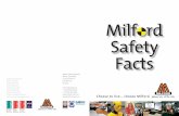 Milf rd Safety Facts · Milf rd Safety Facts Choose to live... choose Milford Quality ISO 9001 Environment ISO 14001 Automotive TS 16949 Milford Industries Pty Ltd ABN 14 119 800
