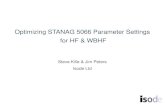 Optimizing STANAG 5066 Parameter Settings for HF & … · • STANAG 5066 research and products seem focussed on optimizing for bulk transfer and in particular email ... • Aim to