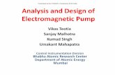Analysis and Design of Electromagnetic Pump.ppt · Analyy gsis and Design of Electromagnetic Pump Vikas Teotia SjSanjay MlhMalhotra Kumud Singh UmakantMahapatra Control Instrumentation