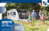 SPRITE 2018spritecaravans.com/9721 Sprite Export Brochure low res.pdf · De Sprite Basecamp: een caravan met een eigentijdse uitstraling. De nieuwe aerodynamische daklijn, ruige spoilers