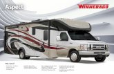 Aspect - Winnebago Industries · Nouveau digital comfort control mattress ... Click on this icon throughout the brochure ... The Winnebago Aspect® is a Class C coach you’ll be
