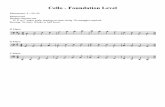stephanierailsback.comstephanierailsback.com/wp...Cello-Scales-Foundation-thru-Level5.pdf · Cello - Metronome: 60—69 Memorized Student chooses One: Foundation Level D, G or C major