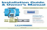 Installation Guide & Owner’s Manual - …leakdefensesystem.com/.../06/lds-installation-and-owners-manual.pdf · Installation Guide & Owner’s Manual CRITICAL NOTES for installing