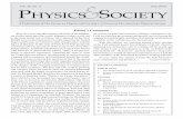 Vol. 39, No. 3 Physics Society - APS Physics | APS … · 2 • July 2010 PHYSICS AND SOCIETY, Vol. 39, No.3 ForuM NEws The annual APS March Meeting was held in Portland, OR, 15-19