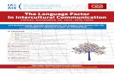 The Language Factor in Intercultural Communication · The Language Factor in Intercultural Communication ... SUCCESS IN INTERCULTURAL COMMUNICATION ... We will explore some headline-making