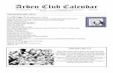 Arden Club Calendarardenclub.org/files/2018/05/2018_June.pdf · Arden Club Calendar 302 475-3126 2126 The Highway, Arden, DE 19810 JUNE 2018 Printed on 100% post-consumer fiber paper.