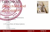 Lecture10 Detectorsand descriptors - Silvio Savaresecvgl.stanford.edu/.../lecture/lecture10_detector_descriptors_2015.pdf · Feature Detection Feature ... SIFT descriptor • Alternative