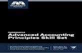 FNSSS00015 Advanced Accounting Principles Skill Set · Pathway to the Diploma and Advanced Diploma of Accounting This Skill Set will allow you to receive partial credit transfer towards