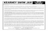 KEARNEY SNOW JAM Schedule 2018 - Mr. … · kearney snow jam february 17-18, ... sun sunday games us unk health ... #4 sat 3 pm axn hastings hawks white vs. waverly vike hoops maroon