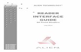 READER INTERFACE GUIDE - ptsmobile.com · TABLE OF CONTENTS READER INTERFACE GUIDE DOC.CONTROL #8101938-000 REV U i Alien Technology® Reader Interface Guide ALR-9900/9900+, ALR-9680,