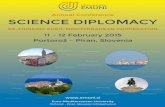 Annual Conference SCIENCE DIPLOMACY - EMUNI · SCIENCE DIPLOMACY RE-THINKING EURO ... Annual Conference 11 – 12 February 2015 Portorož – Piran, ... Social Sciences, University
