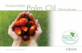 Sustainable Palm Oil Derivatives - Default.htmlcrodaincmktg.com/2014/Sustainable_Palm/CrodaEseminarSlides... · Croda’s Commitment . Sustainable palm oil and derivatives is a matter