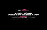 HOW TO FIND YOUR PERFECT CAREER FIT - … · Myers-Briggs Type Indicator (MBTI) personality ... HOW TO FIND YOUR PERFECT CAREER FIT. 1 BUILD AND LEVERAGE YOUR NETWORK