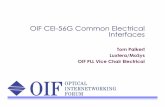 OIF CEI-56G Common Electrical Interfaces - OIForum€¦ · Why NRZ over PAM4? PAM4 has a 9dB SNR penalty • 3 PAM4 eyes in the same voltage swing as 1 NRZ eye • VSR channel shows