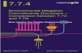 Environmental Mitigation Commitments Document Comparison ... · Environmental Mitigation Commitments Document – Comparison between 7.7C ... for example, a fuel tank.